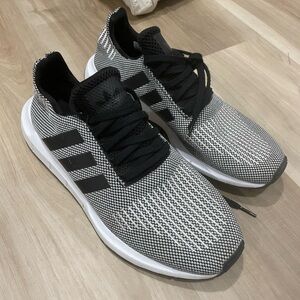 Adidas Monochrome Knit Sneakers